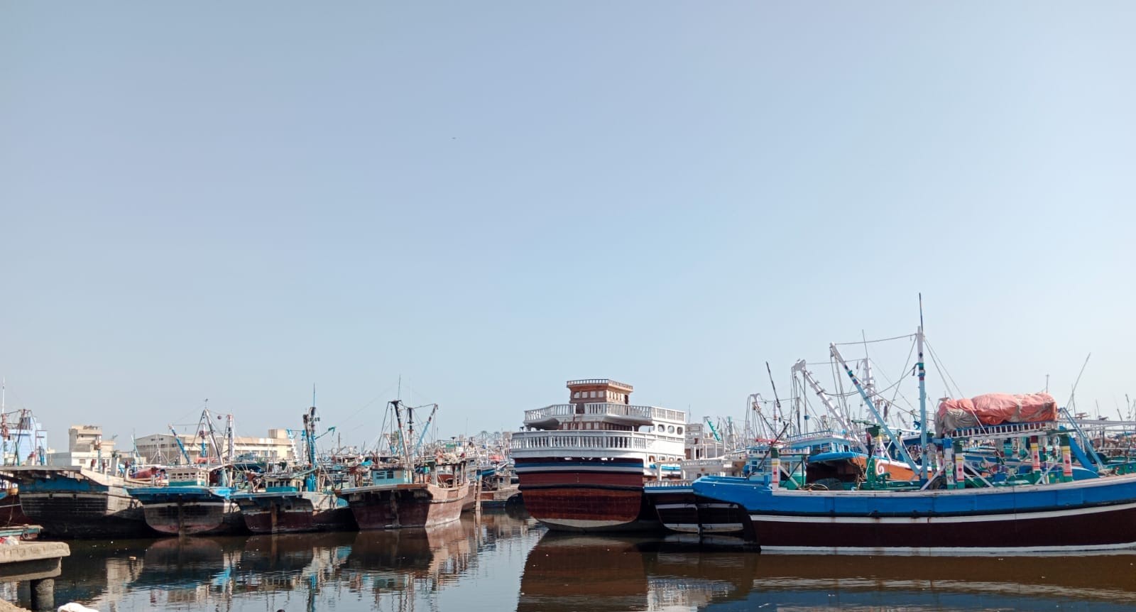 Boats near shore