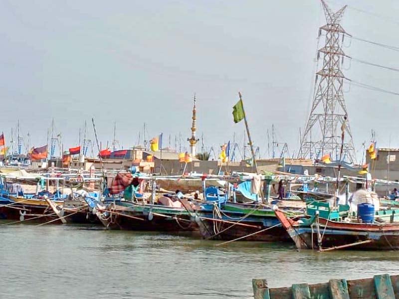 Boats at harbour